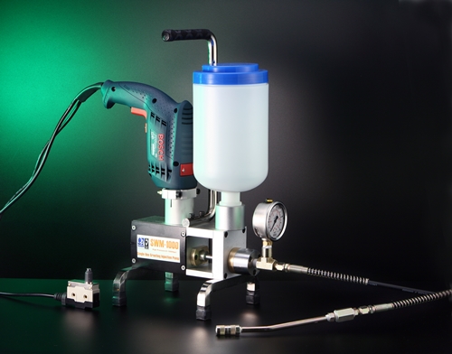 This machine is to prevent water leakage on concrete, any plastics or steel pipe. Owing to small and...